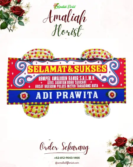 Papan Bunga Ucapan Selamat Puspanegara